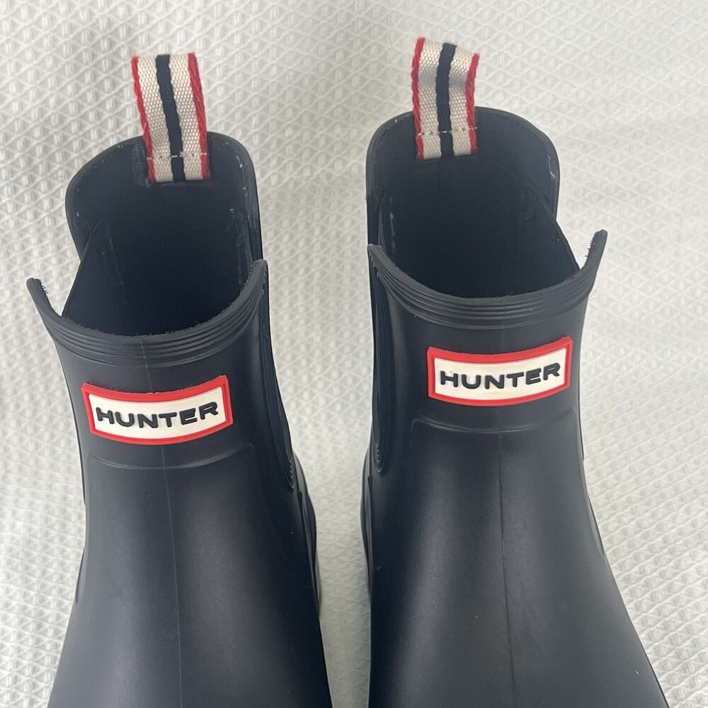 Hunter Original Chelsea Rain Boots Black Women’s US 9 EU 40/41 Waterproof - Picture 11 of 11